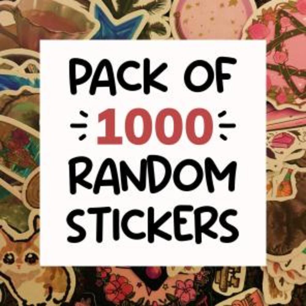 1000pcs Random Sticker Pack